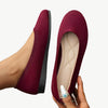 Mia - Rutschfeste Flats - Mayfair ModaRot36