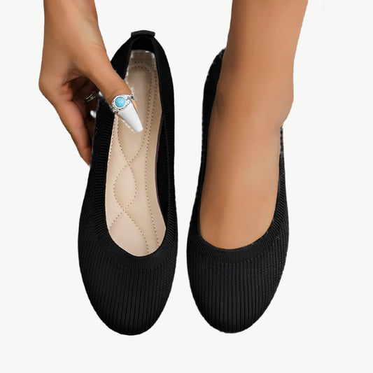 Mia - Rutschfeste Flats - Mayfair ModaSchwarz36