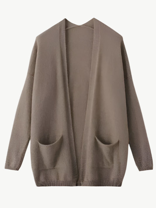 Nica - Atmungsaktive Strickjacke - Mayfair ModaHellbraunM