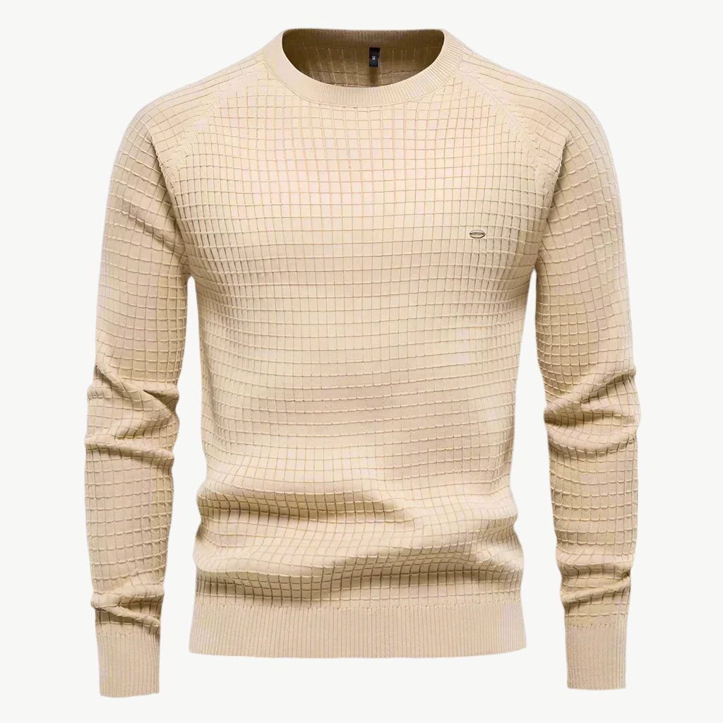Nico - Hochwertiges Sweatshirt - Mayfair ModaBeigeS