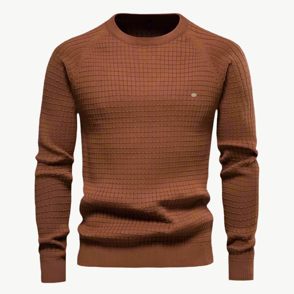 Nico - Hochwertiges Sweatshirt - Mayfair ModaBraunS