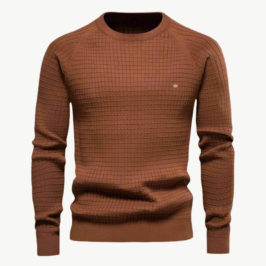 Nico - Hochwertiges Sweatshirt - Mayfair ModaBraunS