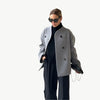 Nivelle - Retro - Wollmix - Doppelreiherjacke - Mayfair ModaGrauS