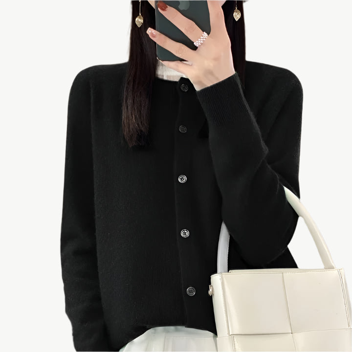 Noirella - Merino Wollpullover - Mayfair ModaSchwarzS