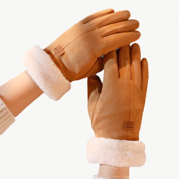 Pam - Wasserdichte Handschuhe - Mayfair ModaBraun