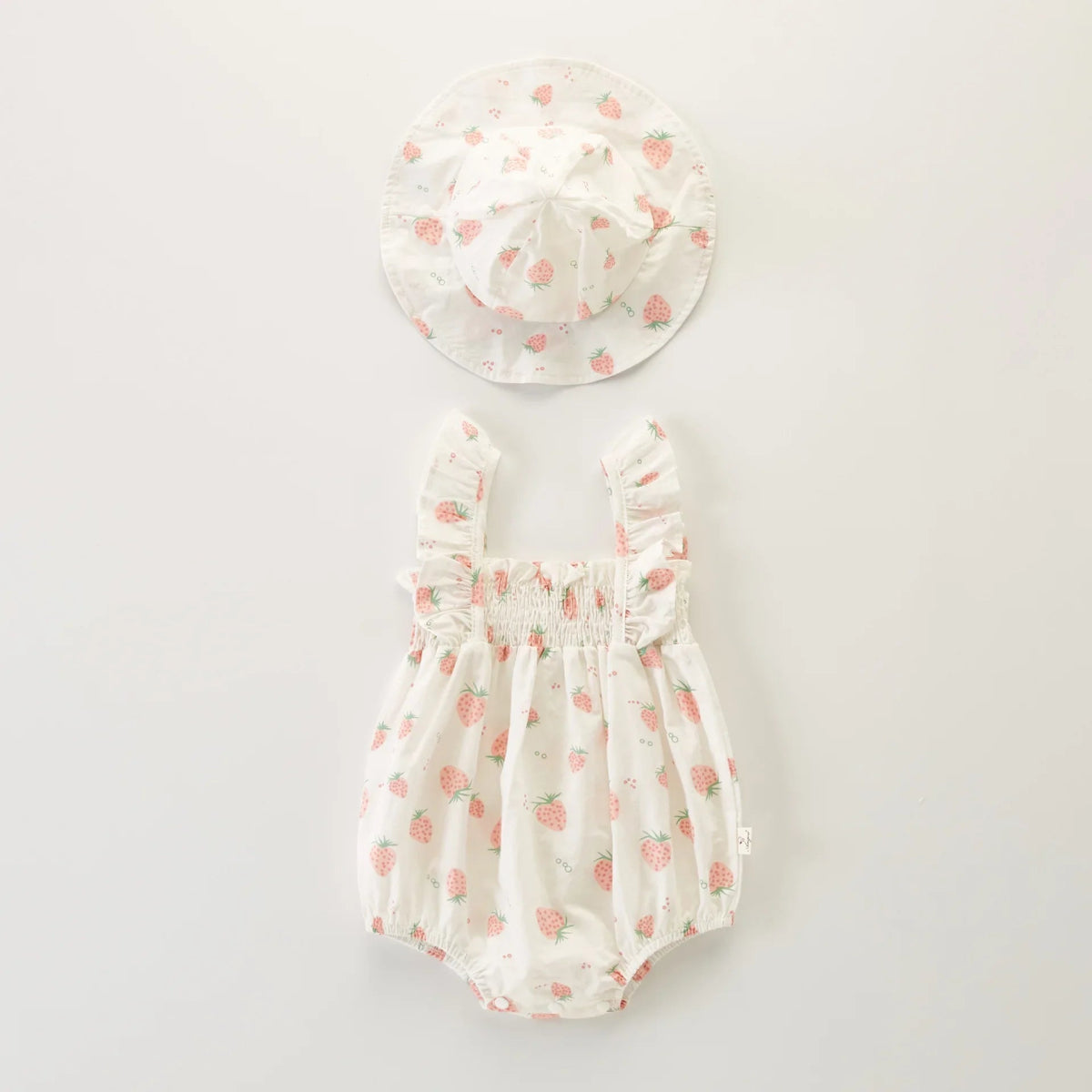 Rüschenspringer Strampler für Babys aus Bio - Baumwolle – Hypoallergen & Atmungsaktiv - Mayfair ModaGelb3M