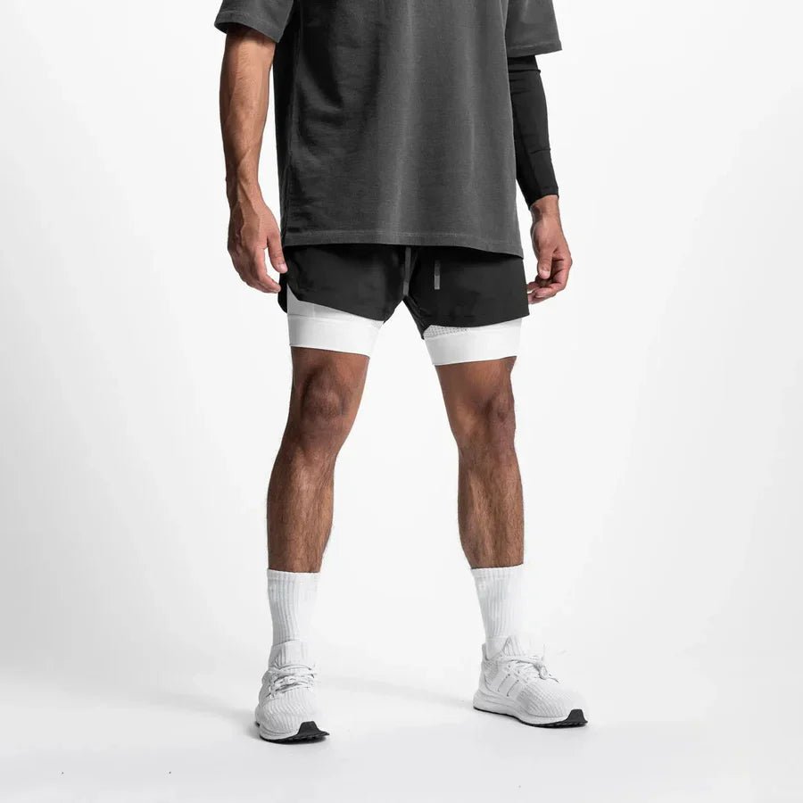 Sandro - Dehnbare Shorts - Mayfair ModaSchwarz und WeißS