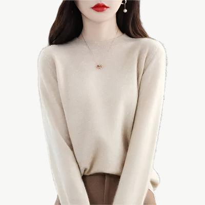 Scarlet - Edler Sweater - Mayfair ModaBeigeS