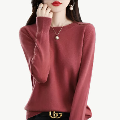 Scarlet - Edler Sweater - Mayfair ModaRote BohnenS