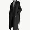 Selara - Lange Wollmantel - Mayfair ModaSchwarzS