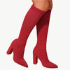 Selvia - Bequeme Sockenstiefel - Mayfair ModaRot4.5