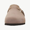 Sena - Moderne modische Wildlederpantoffeln - Mayfair ModaKamel35