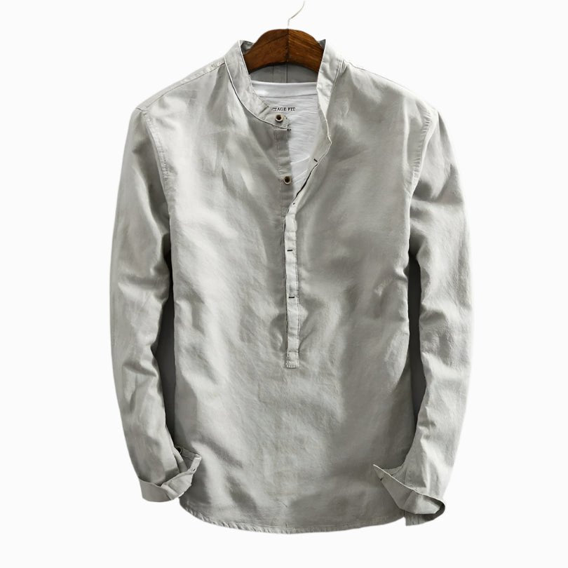 Seven - Premium Shirt - Mayfair ModaGrauXS