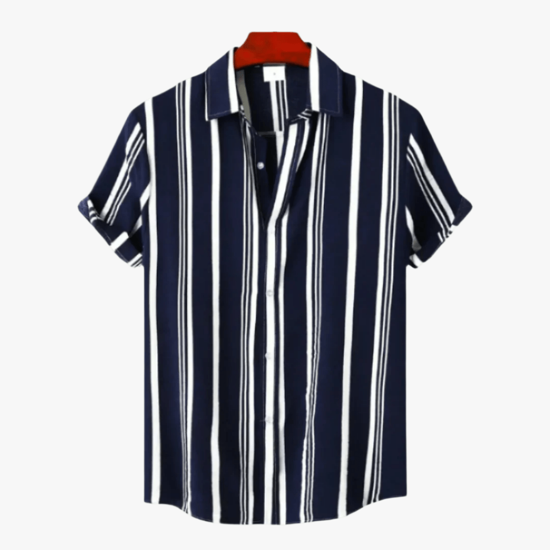 SPECIAL STRIPED SHIRT - Mayfair ModaMarineblauM