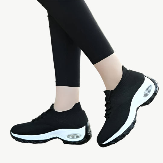 Sprintelle – Ergonomische Sneakers zur Schmerzlinderung - Mayfair ModaSchwarz35 | UK 2.5
