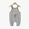 Streifen Teddybären Overall aus Bio - Baumwolle für Babys – Atmungsaktiv und Hypoallergen - Mayfair ModaGestreift6 - 9M