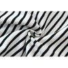 Streifen Teddybären Overall aus Bio - Baumwolle für Babys – Atmungsaktiv und Hypoallergen - Mayfair ModaGestreift6 - 9M
