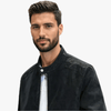 SUEDE LEATHER JACKET - Mayfair ModaBraunS