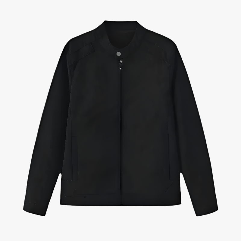 SUEDE LEATHER JACKET - Mayfair ModaSchwarzS