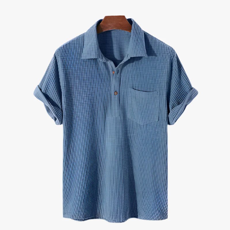 SUMMER MENS CASUAL POLO - Mayfair ModaHellblauS