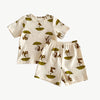 Tiermuster Kinder Lounge Set aus Bio - Baumwolle – Bequem, Atmungsaktiv & Hypoallergen - Mayfair ModaPanda12M