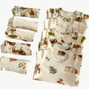 Tiermuster Kinder Lounge Set aus Bio - Baumwolle – Bequem, Atmungsaktiv & Hypoallergen - Mayfair ModaWald12M