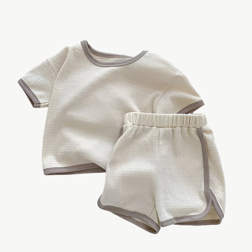 Umweltfreundliches Lounge Set aus Bio - Baumwolle – Atmungsaktive Loungemöbel für höchsten Komfort - Mayfair ModaBeige3M
