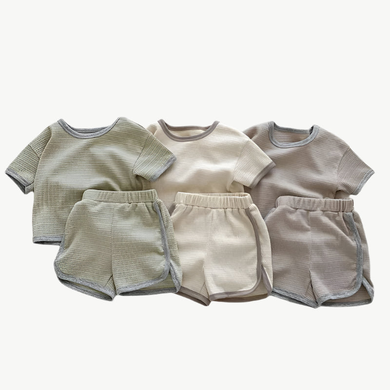 Umweltfreundliches Lounge Set aus Bio - Baumwolle – Atmungsaktive Loungemöbel für höchsten Komfort - Mayfair ModaBeige3M