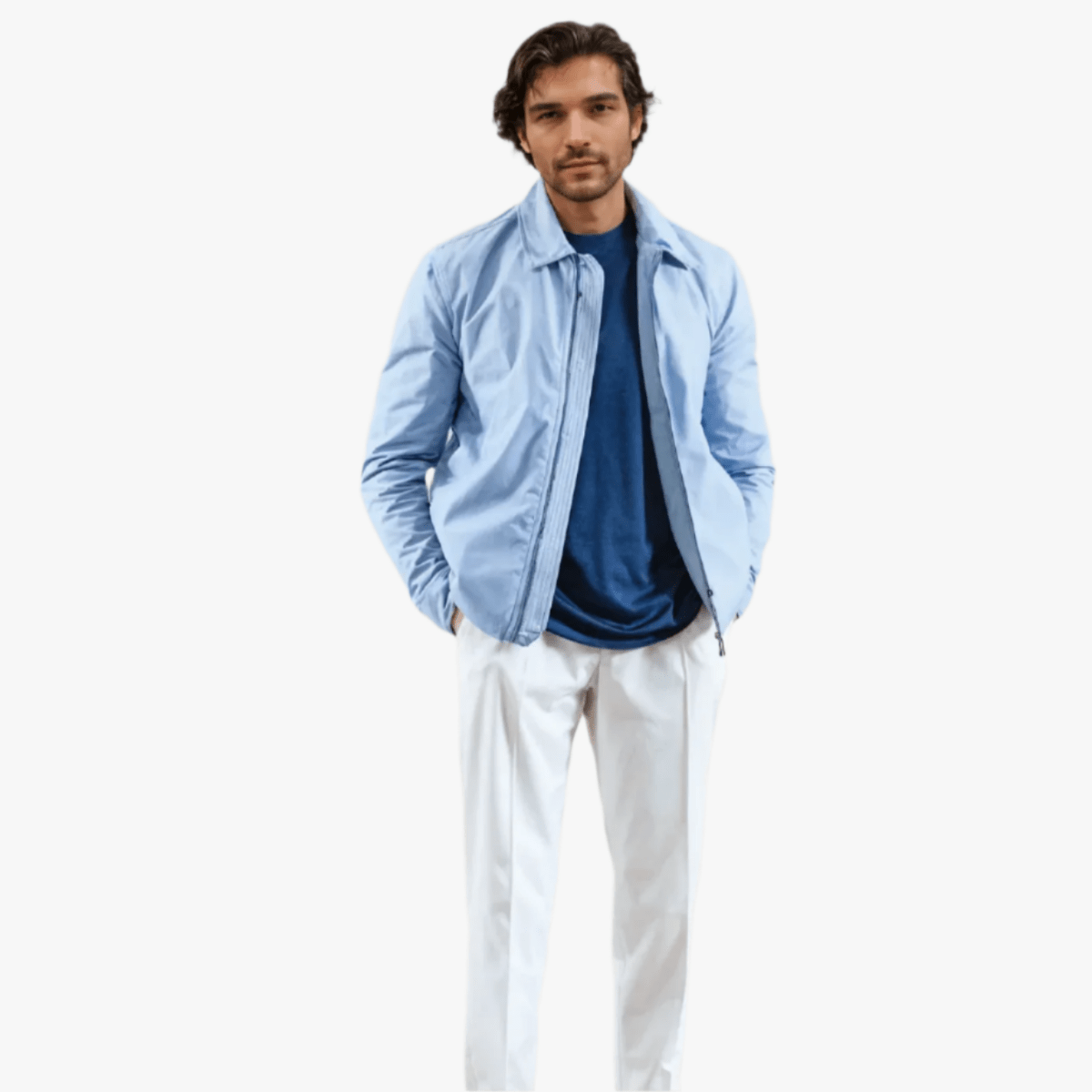 VOYAGER JACKET SKY - Mayfair ModaS