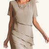 Wendy - Stilvolles Kleid - Mayfair ModaKhakiS