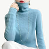 Xilora - Merino Wollrollkragenpullover - Mayfair ModaSeeblauS