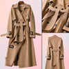 Zaiya - Britischer Herbst - Trenchcoat - Mayfair ModaKhakiS