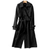 Zaiya - Britischer Herbst - Trenchcoat - Mayfair ModaSchwarzS
