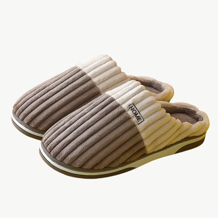 Zazie – Kuschelige Winter - Fellhausschuhe - Mayfair ModaBraun 335 - 36