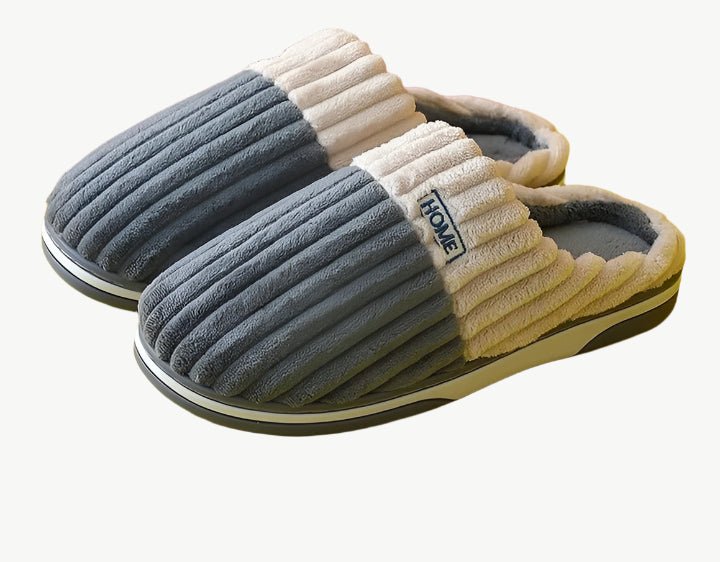 Zazie – Kuschelige Winter - Fellhausschuhe - Mayfair ModaGrau 235 - 36