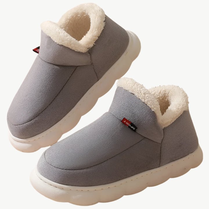 Zazie – Kuschelige Winter - Fellhausschuhe - Mayfair ModaGrau 335 - 36