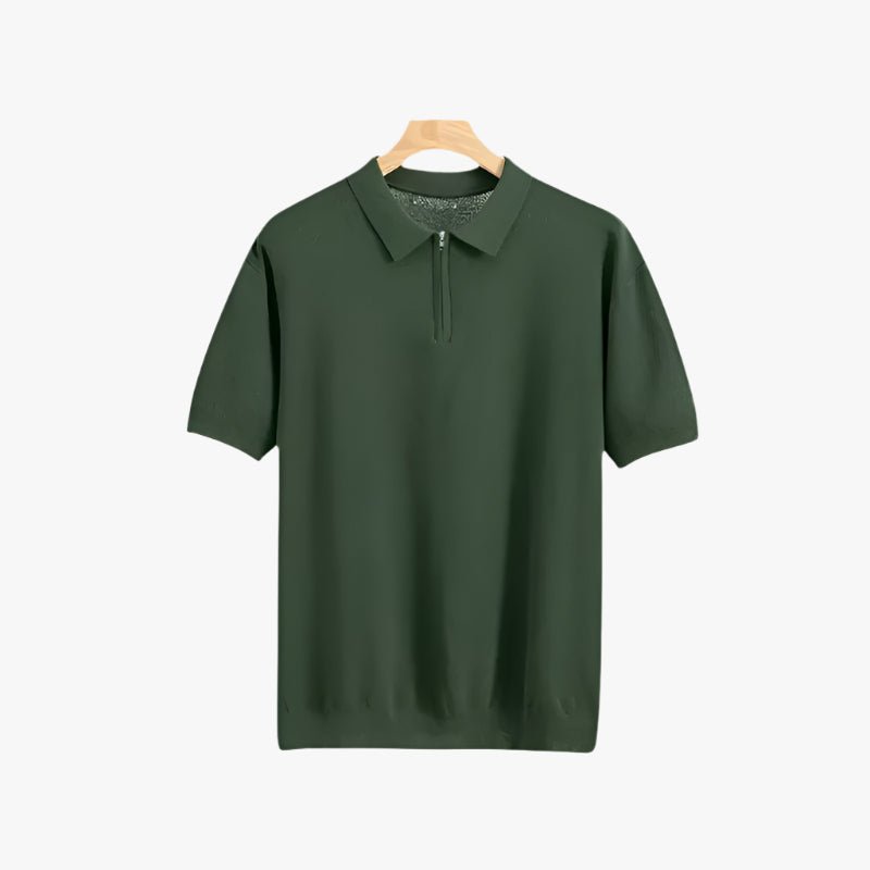 ZIP UP POLO - Mayfair ModaBeigeS